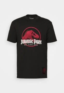 Neil BarrettJURASSIC PARK - T-shirt Med Print - Black/white/red -Stil och Komfort Butik 01fd3fac30064fbe9a479e513247642b