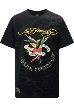 Ed HardyTRUE-TILL-LA - T-shirt Med Print - Black -Stil och Komfort Butik 07aaa0b3ba804733b2a7070eb33d788d