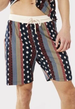 Chelsea PeersGEO STRIPE PRINT REVERE COLLAR SET - Pyjamas - Multi -Stil och Komfort Butik 0a070b216fbb4cb78ee5e568048adcee