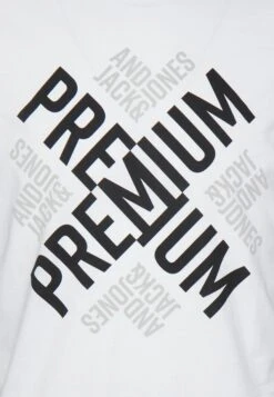 JACK&JONES Premium Jack & Jones PREMIUMJPRBLACROSS TEE CREW NECK - T-shirt Med Print - White -Stil och Komfort Butik 0aec6c04894f49759a033dc9f8c8d0be