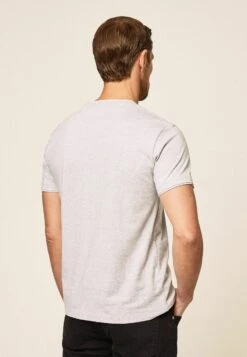 Hackett LondonDOUBLE - T-shirt - Bas - Light Grey Marl -Stil och Komfort Butik 0f626fb71690427ab04825422671439b