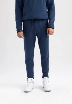 DeFactoSLIM FIT - Träningsbyxor - Indigo