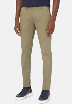 Boggi MilanoSTRETCH - Chinos - Military Green