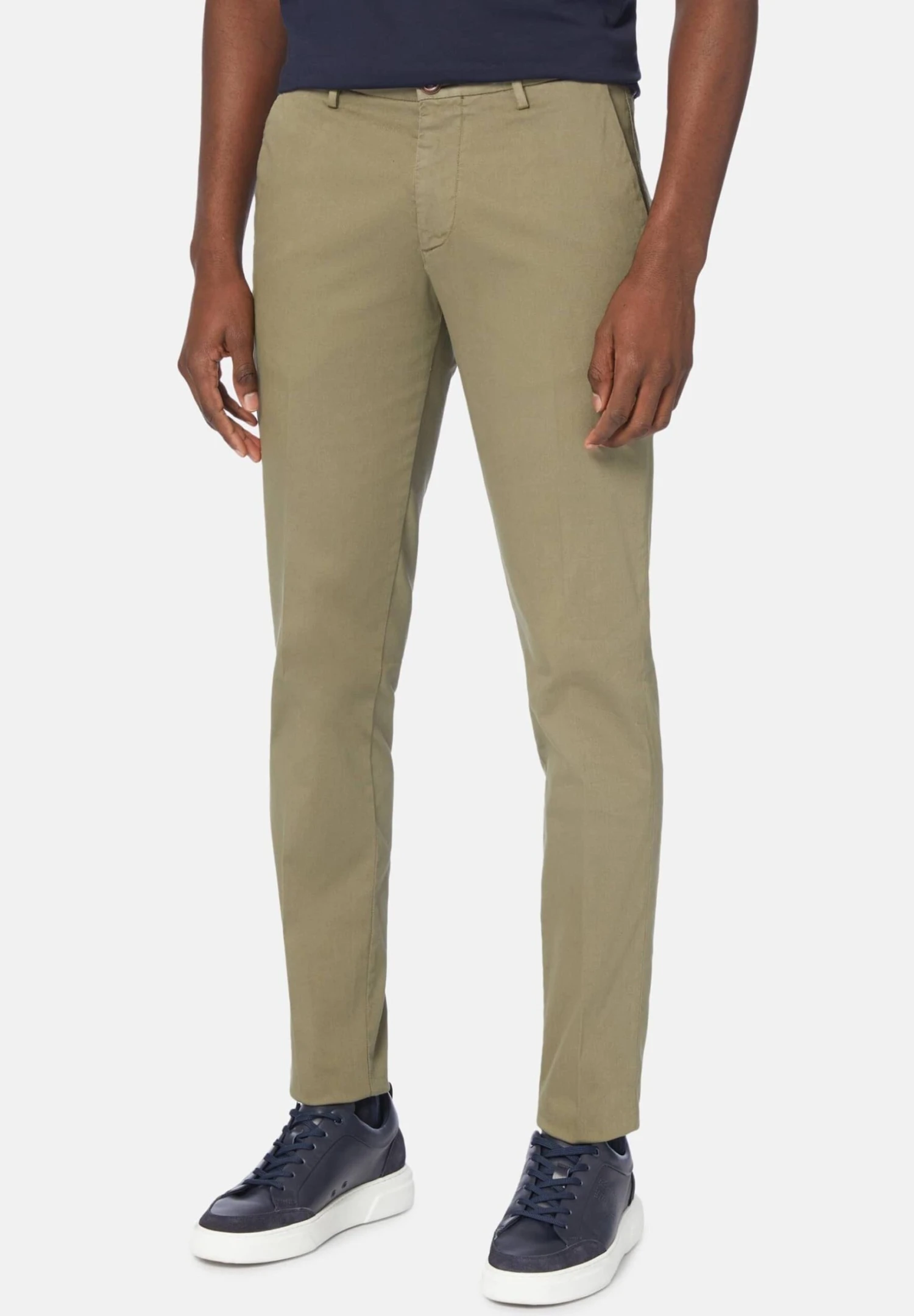 Boggi MilanoSTRETCH - Chinos - Military Green 3 Boggi MilanoSTRETCH - Chinos - Military Green