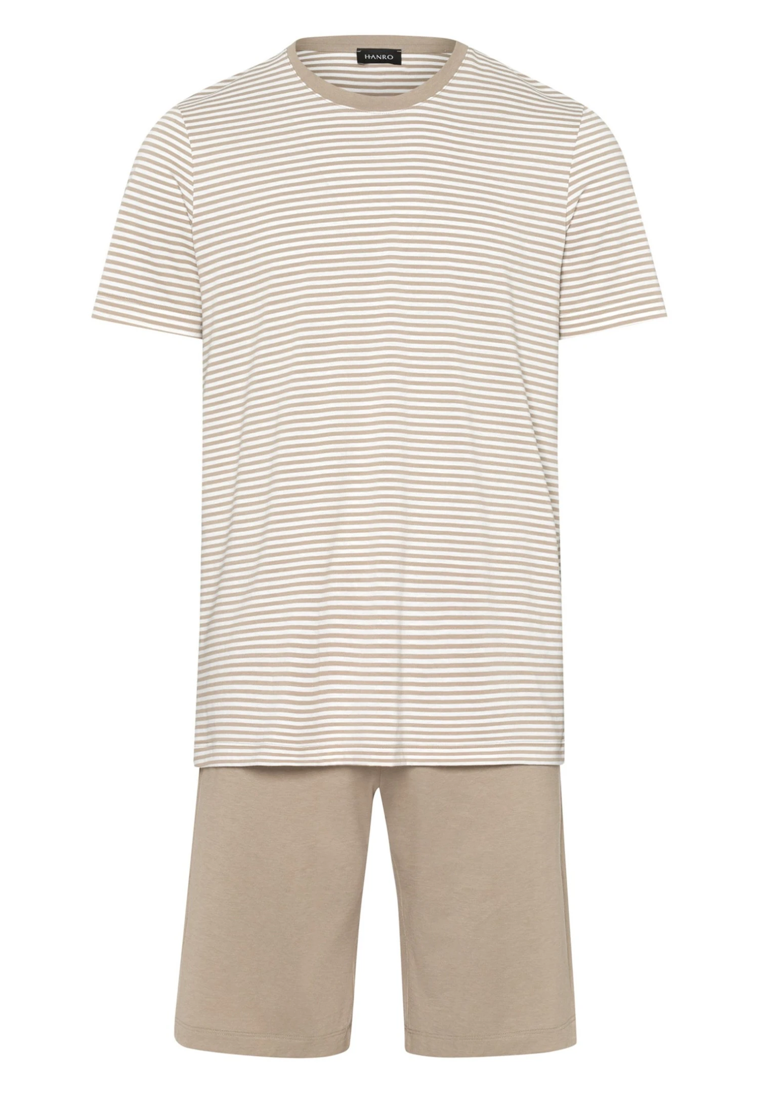 HanroSET KURZARM NIGHT DAY - Pyjamas - Greige Rings 7 HanroSET KURZARM NIGHT DAY - Pyjamas - Greige Rings - Bild 5