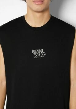 BershkaSLEEVELESS WORKER - Linne - Black -Stil och Komfort Butik 16d0089401fc43068b1c66f670453df7