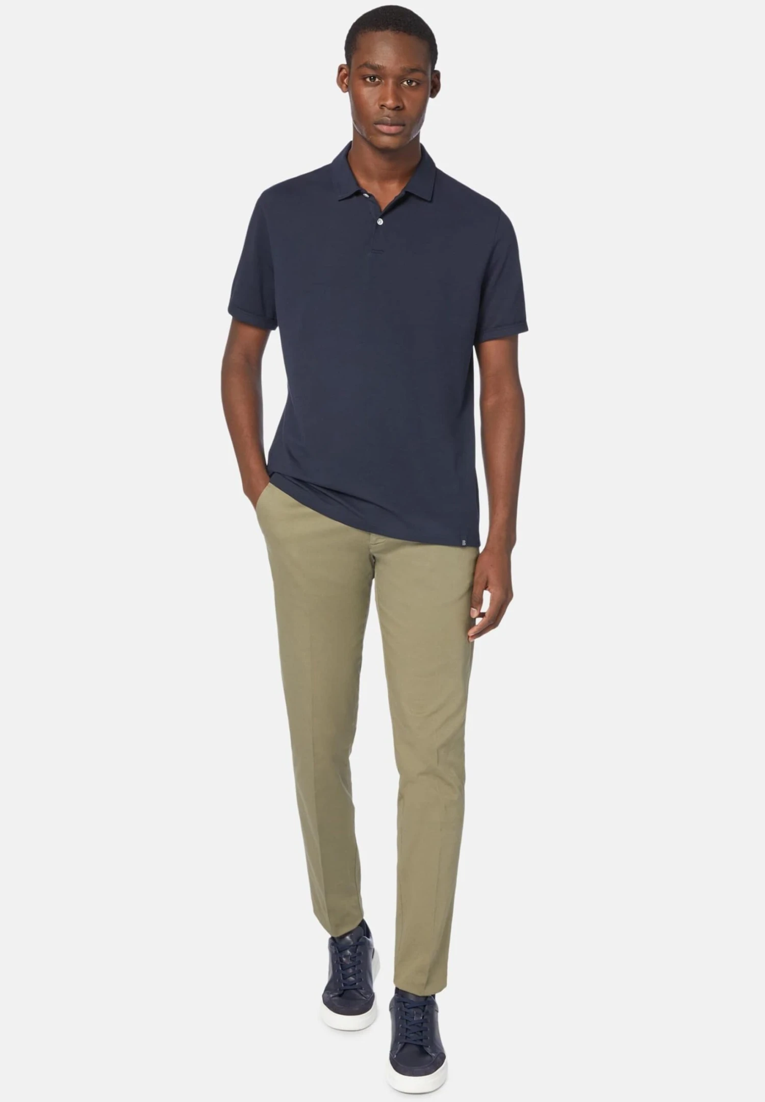 Boggi MilanoSTRETCH - Chinos - Military Green 4 Boggi MilanoSTRETCH - Chinos - Military Green - Bild 2