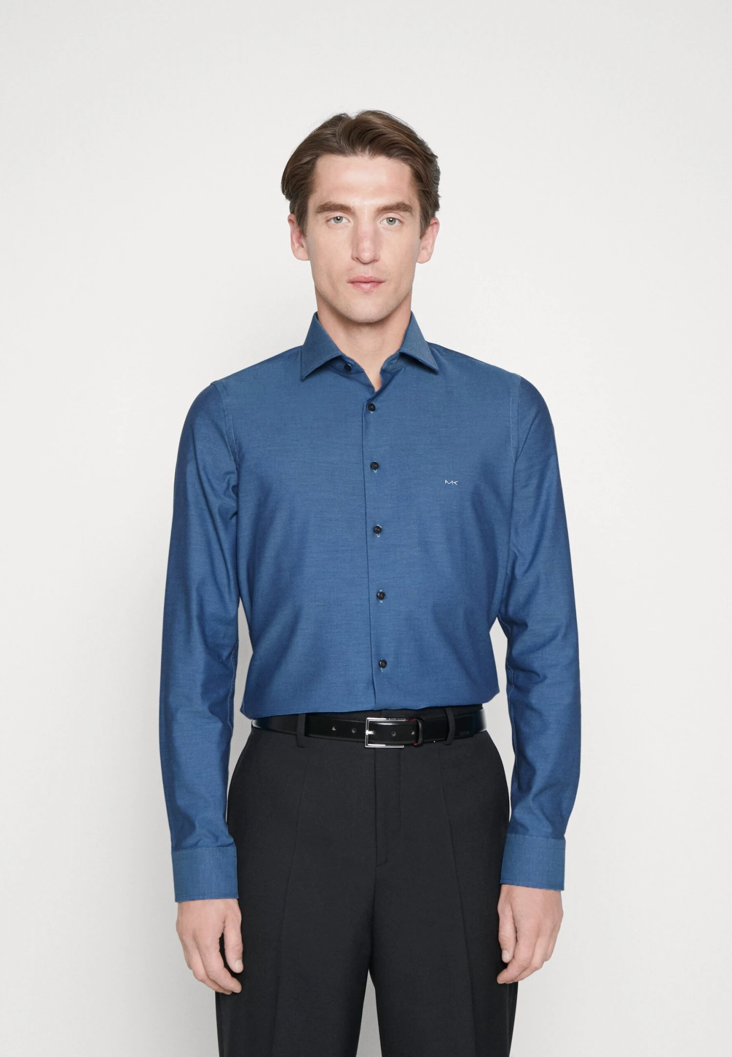 Michael KorsFAUX UNI DOBBY SLIM FIT SHIRT - Kostymskjorta - Slate Blue 3 Michael KorsFAUX UNI DOBBY SLIM FIT SHIRT - Kostymskjorta - Slate Blue