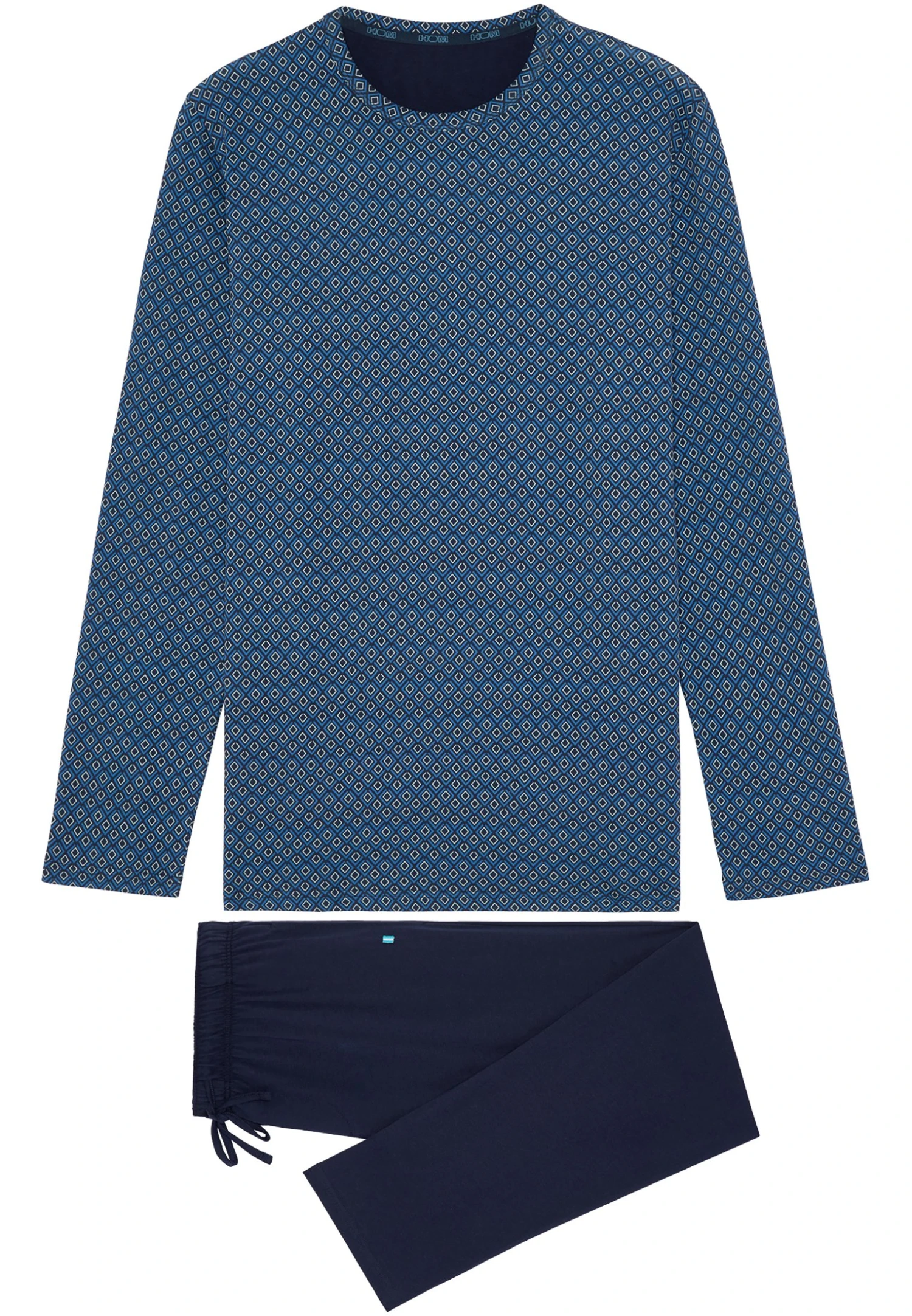 HOMKOS - Pyjamas - Navy Print 5 HOMKOS - Pyjamas - Navy Print - Bild 3