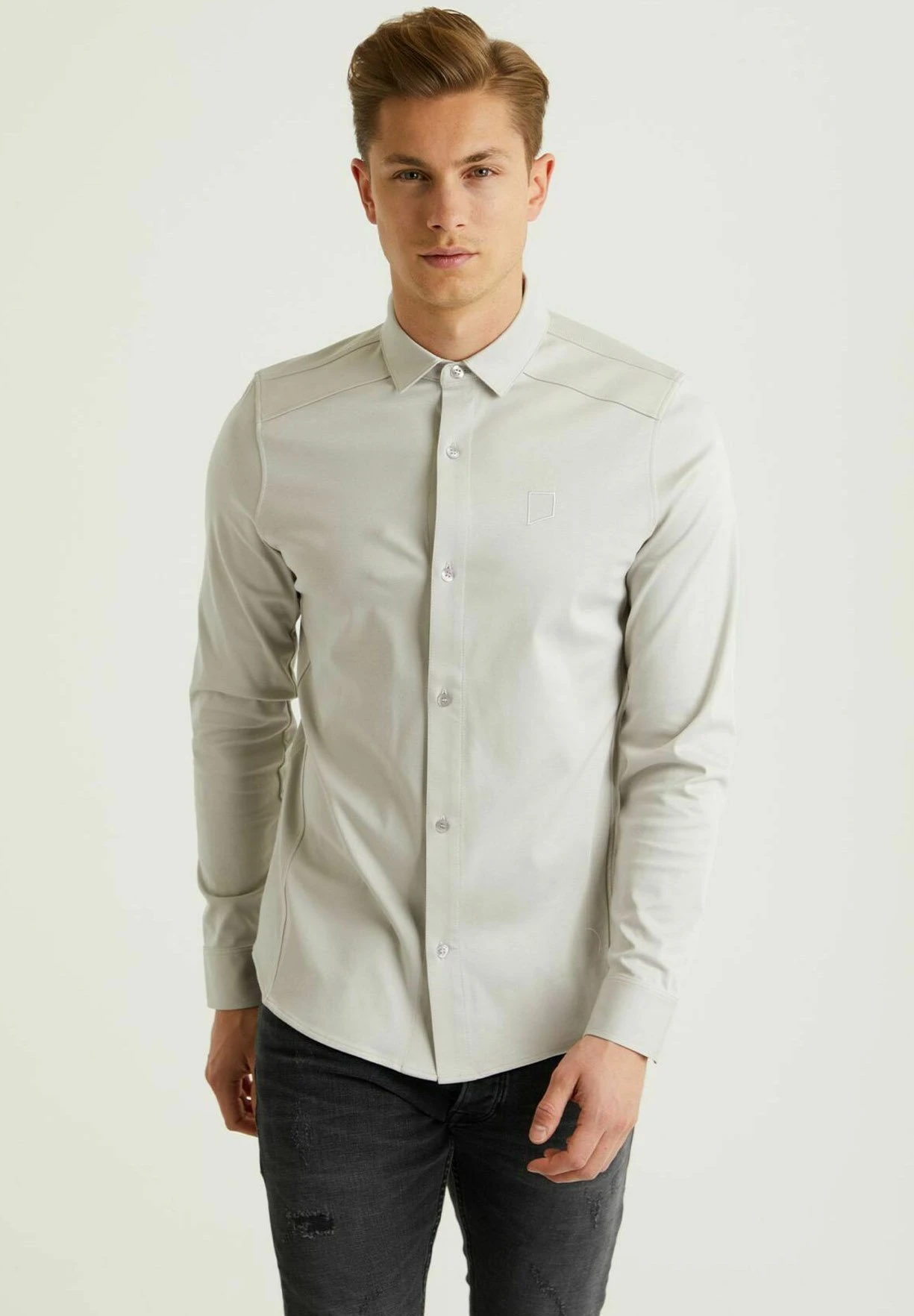 CHASIN'ARCHER.L SOL - Skjorta - Grey 3 CHASIN'ARCHER.L SOL - Skjorta - Grey