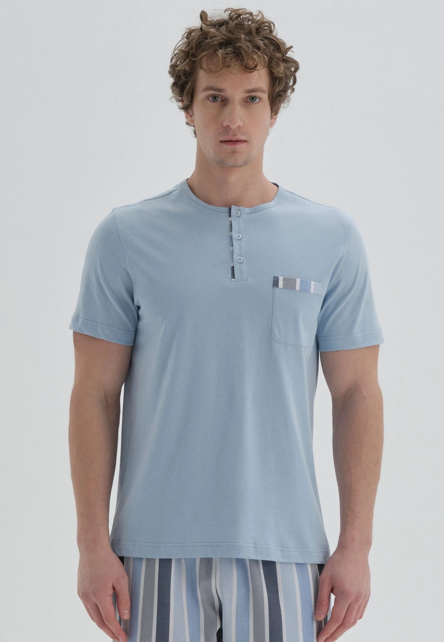 DAGIPyjamasöverdel - Blue 3 DAGIPyjamasöverdel - Blue