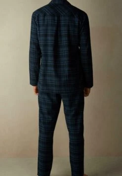 IntimissimiLANGER AUS ANGERAUTEM STOFF MIT KAROMUSTER SET - Pyjamas - Check Blu Denim -Stil och Komfort Butik 21ddeff7391f4be19d0b45f5327658a8