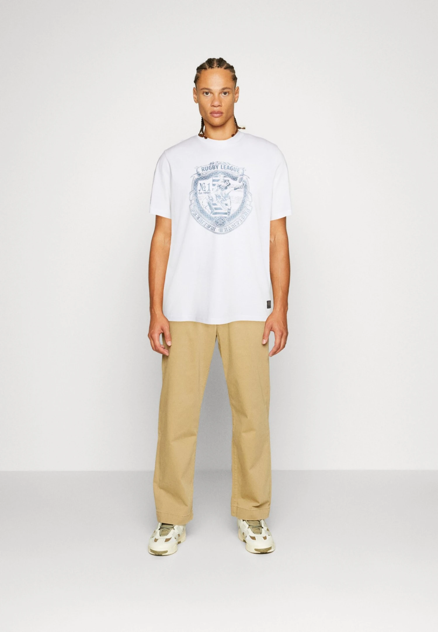 JACK&JONES Premium Jack & Jones PREMIUMJPRBLUBRADFIELD TEE CREW NECK - T-shirt Med Print - White 4 JACK&JONES Premium Jack & Jones PREMIUMJPRBLUBRADFIELD TEE CREW NECK - T-shirt Med Print - White - Bild 2
