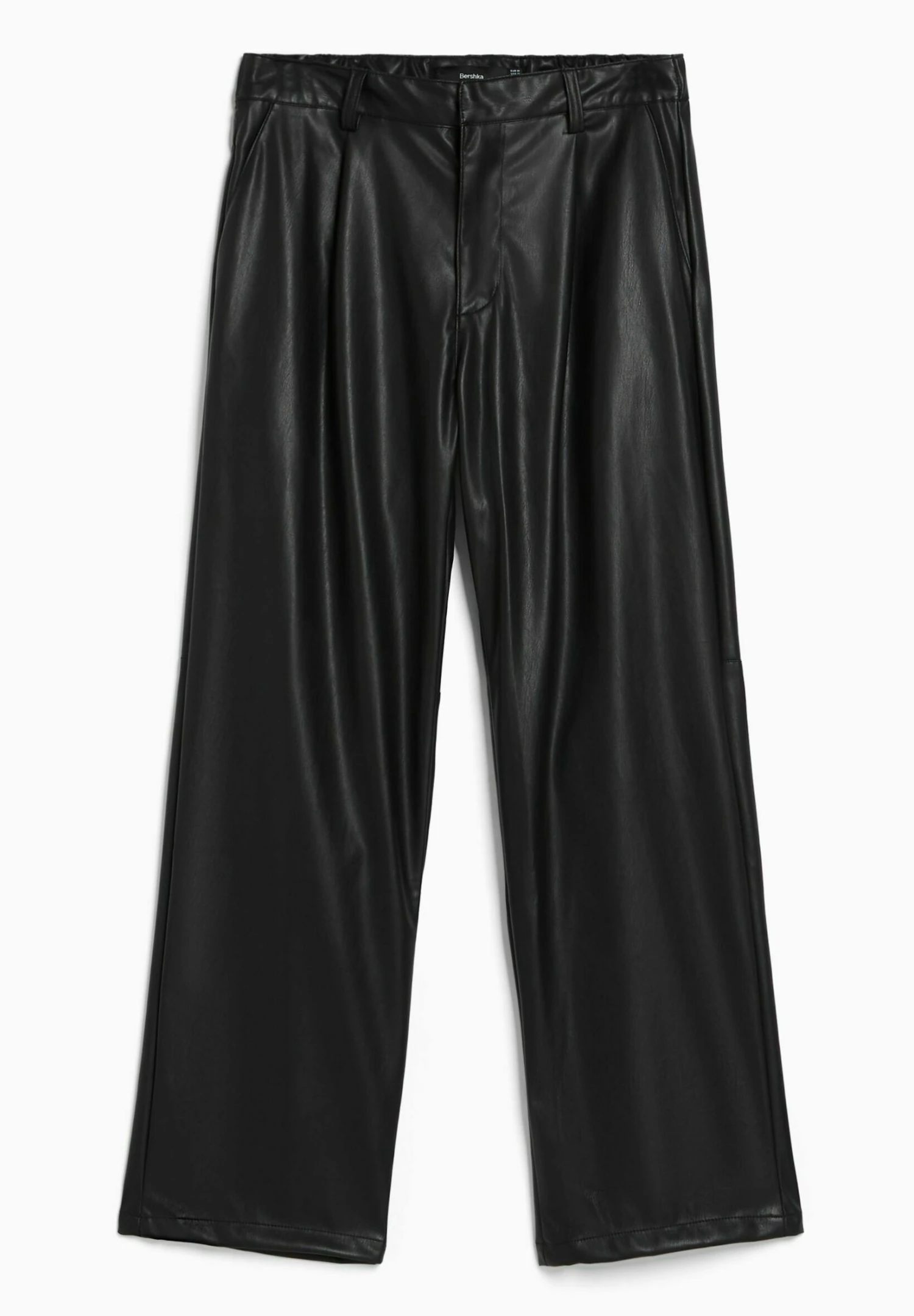 BershkaSEMI - Tygbyxor - Black 6 BershkaSEMI - Tygbyxor - Black - Bild 4