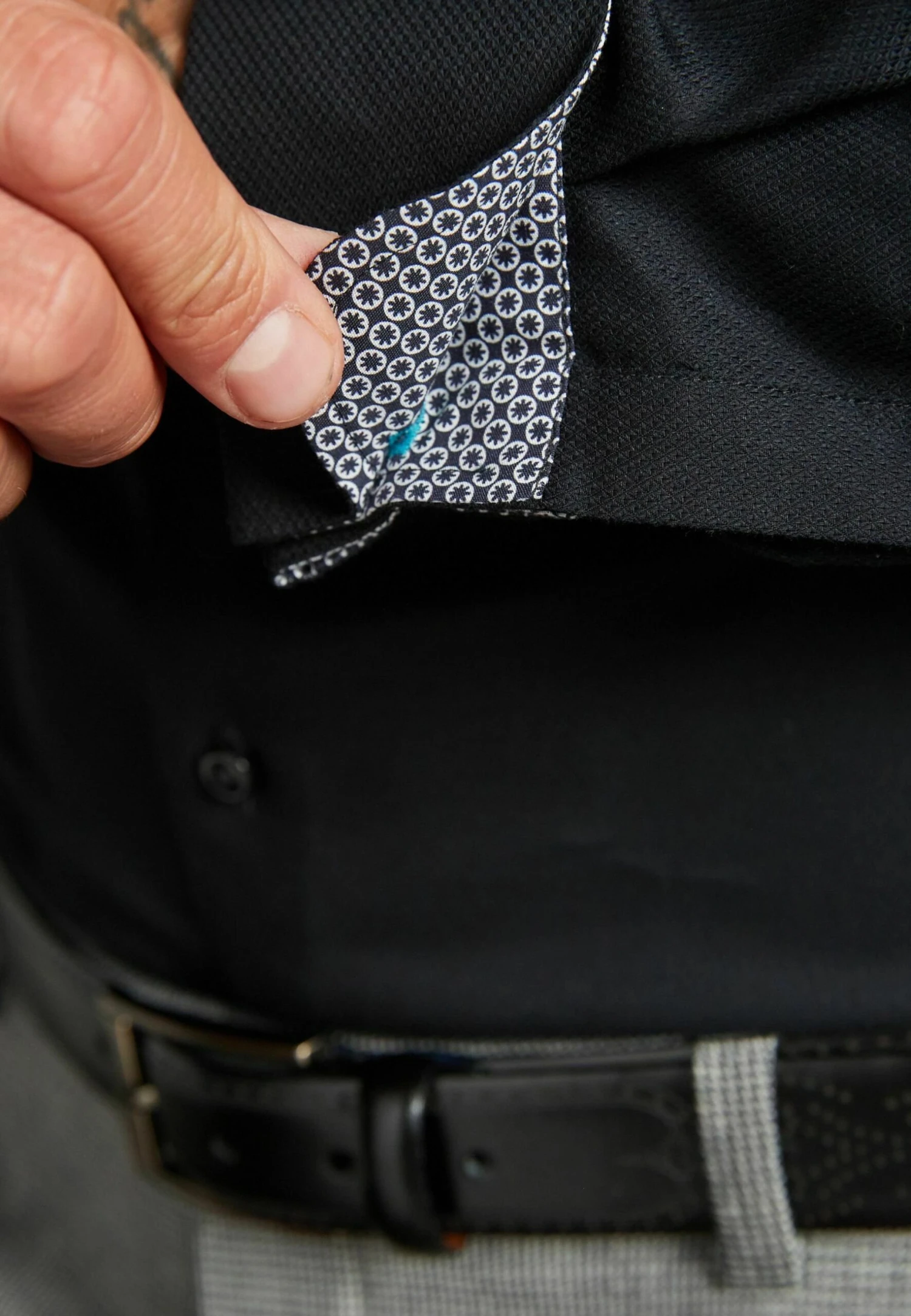 NextSLIM FIT - Kostymskjorta - Black 6 NextSLIM FIT - Kostymskjorta - Black - Bild 4