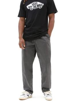 VansRANGE LOOSE TAPERED SALT WASH - Tygbyxor - Black