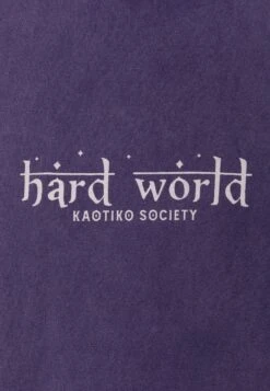 KaotikoWASHED HARD WORLD UNISEX - T-shirt Med Print - Purple -Stil och Komfort Butik 2cdf2386466842a4b0dec0aa50c574b4