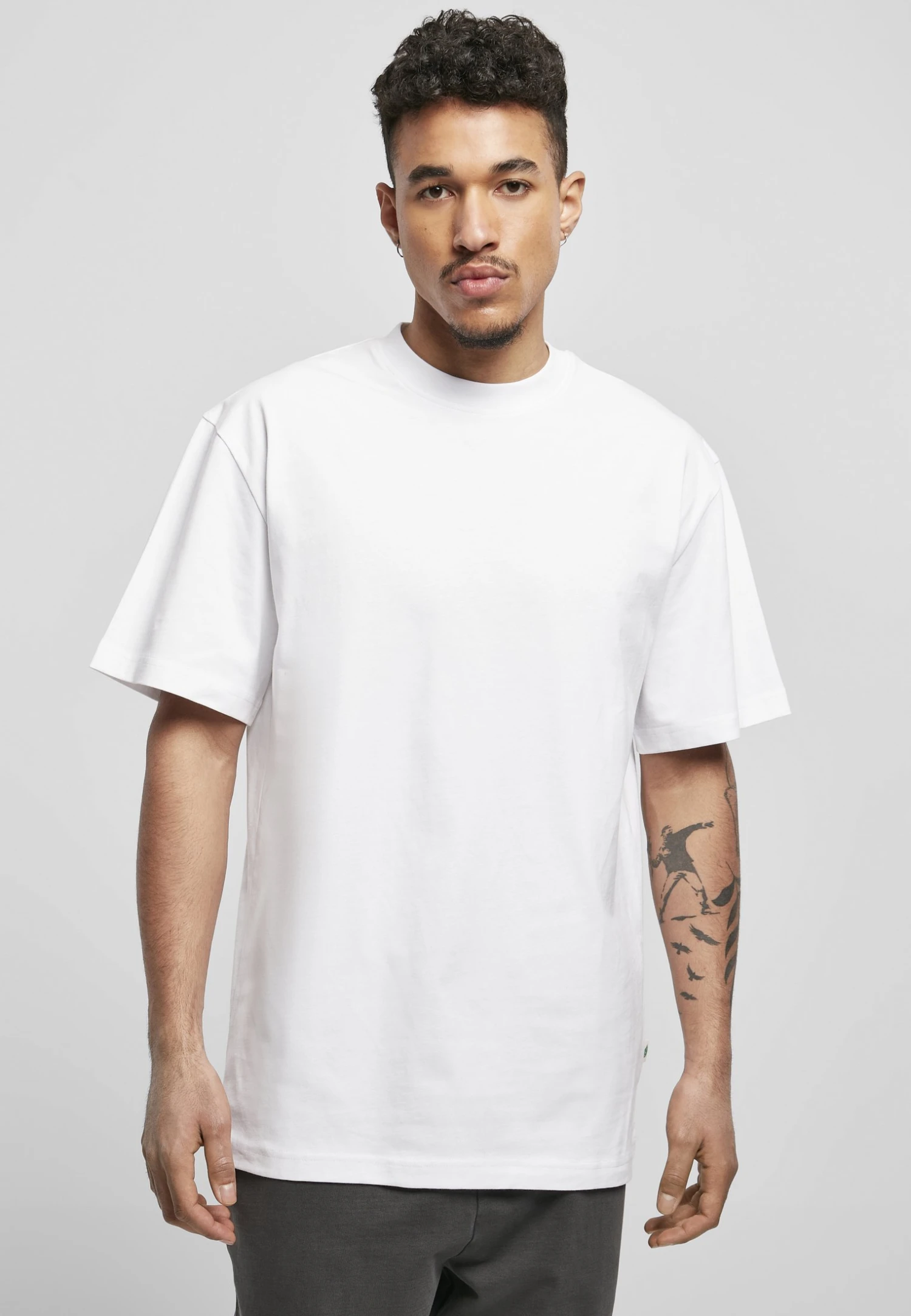 Urban ClassicsORGANIC TALL TEE - T-shirt - Bas - White 3 Urban ClassicsORGANIC TALL TEE - T-shirt - Bas - White