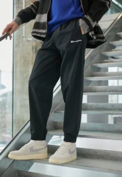 Champion RochesterELASTIC CUFF PANTS - Träningsbyxor - Black