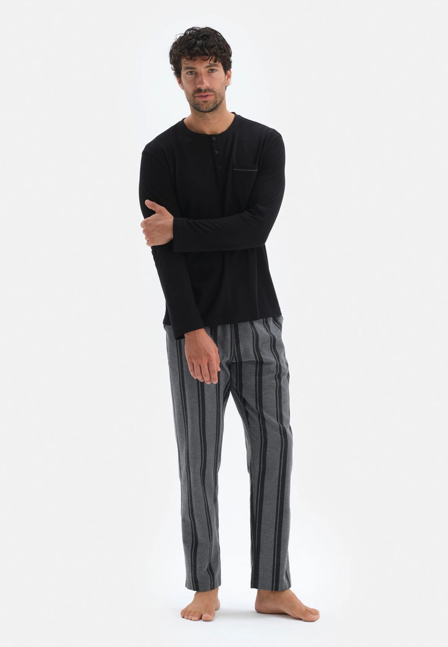 DAGICONNECT SET - Pyjamas - Black 4 DAGICONNECT SET - Pyjamas - Black - Bild 2