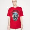 Jack & JonesJORCROWN SKULL TEE CREW NECK - T-shirt Med Print - Rococco Red -Stil och Komfort Butik 393788d474ba470680970500d961af43