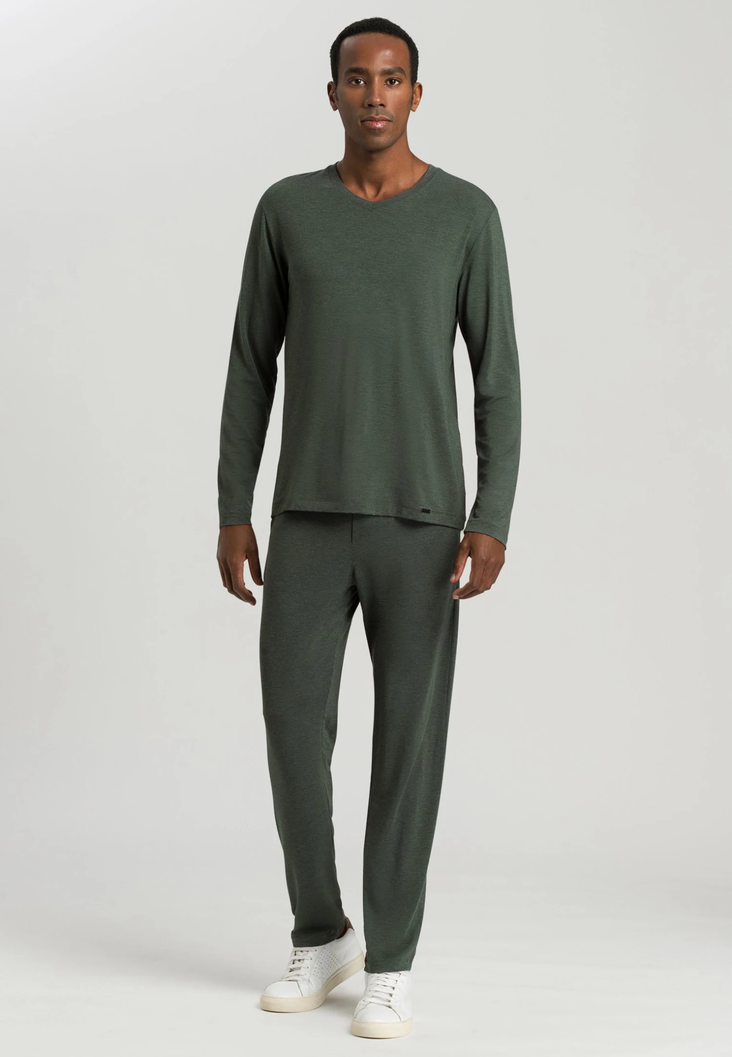 HanroCASUALS - Pyjamasöverdel - Eden Melange 4 HanroCASUALS - Pyjamasöverdel - Eden Melange - Bild 2