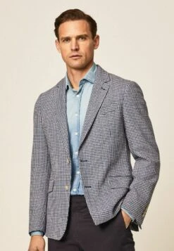 Hackett LondonNAUTICAL DOGTOOTH - Kavaj - Navy White -Stil och Komfort Butik 40992e0a5afd4db785bd774306a8a19e