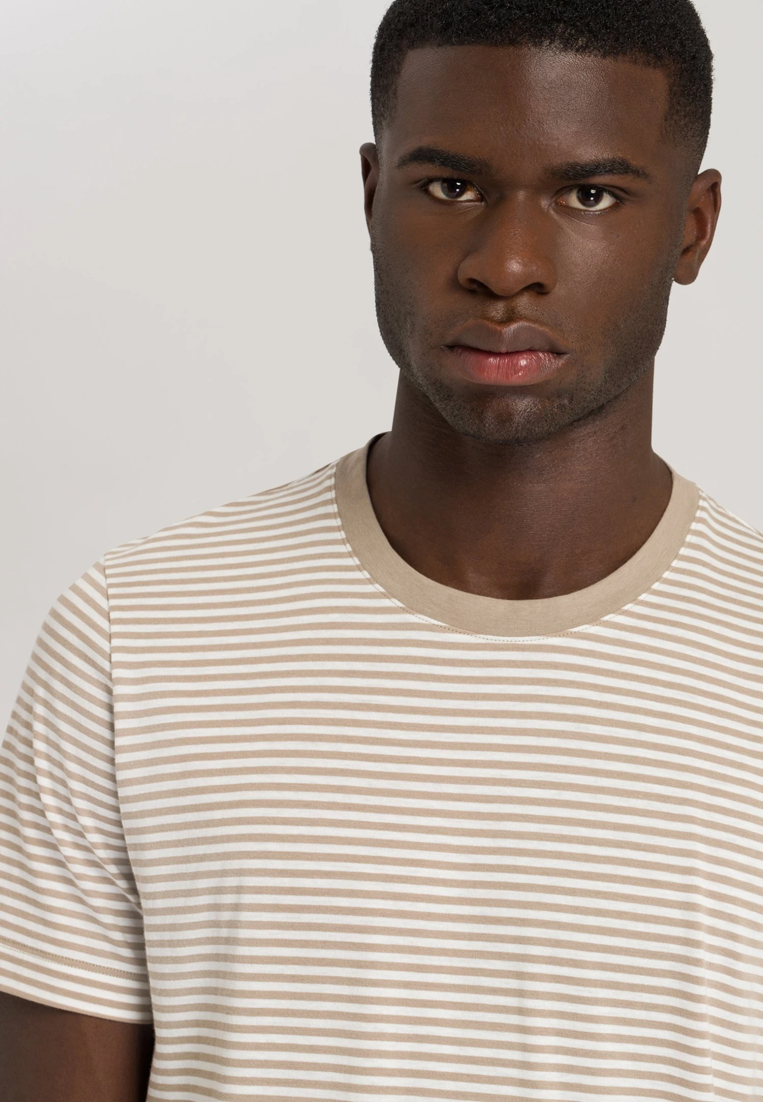 HanroSET KURZARM NIGHT DAY - Pyjamas - Greige Rings 5 HanroSET KURZARM NIGHT DAY - Pyjamas - Greige Rings - Bild 3