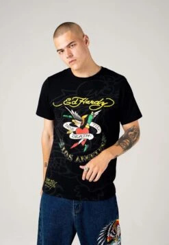 Ed HardyTRUE-TILL-LA - T-shirt Med Print - Black