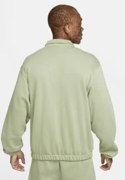 Nike SportswearM NK CLUB BB HARRINGTON - Träningsjacka - Oil Green White -Stil och Komfort Butik 44ac11931a4c43f68bc9699580df4910