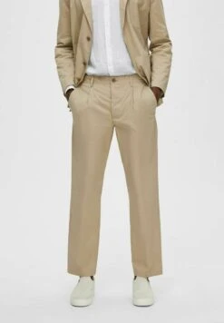 Selected HommeSTRAIGHT FIT - Tygbyxor - Incense