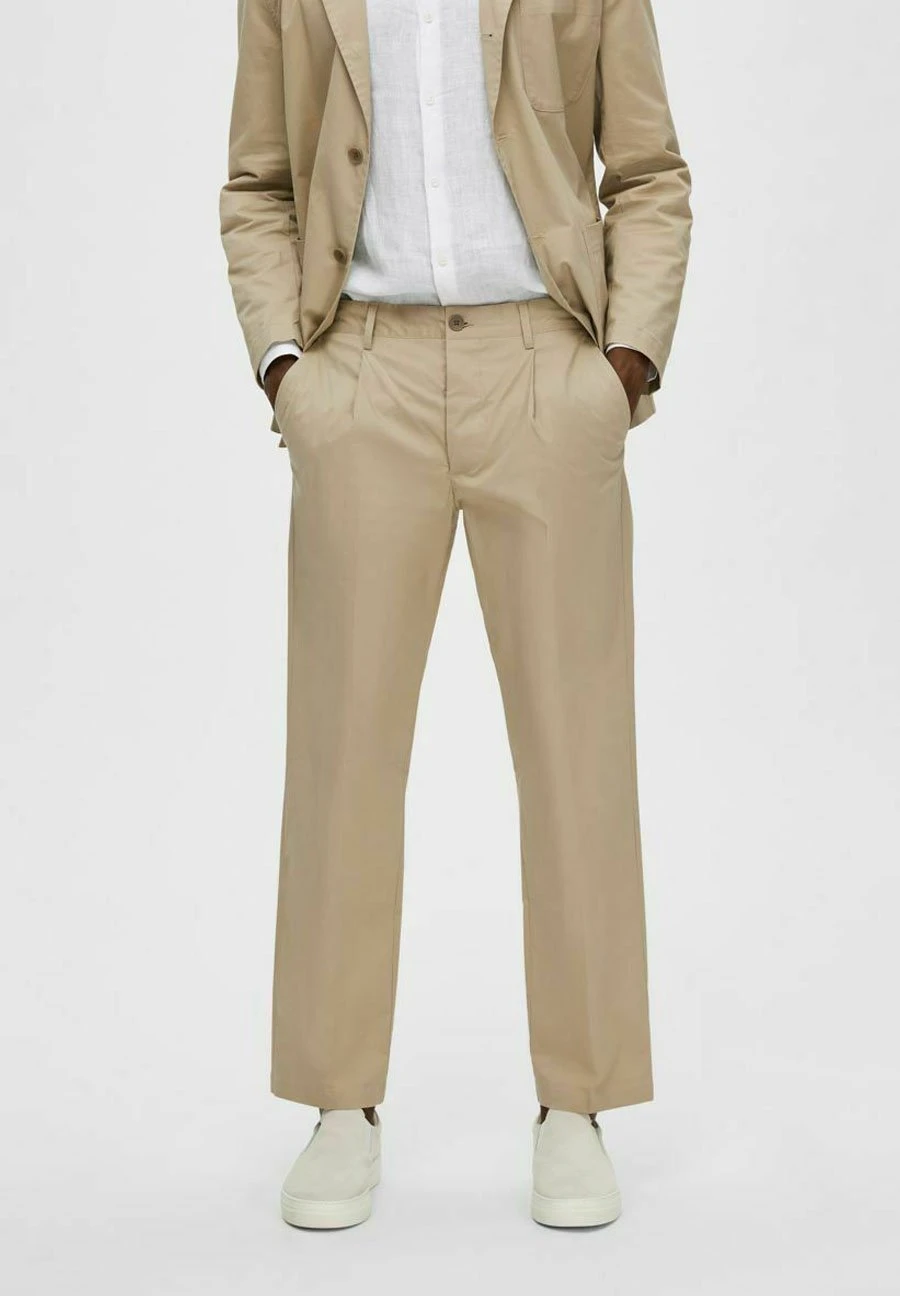 Selected HommeSTRAIGHT FIT - Tygbyxor - Incense 3 Selected HommeSTRAIGHT FIT - Tygbyxor - Incense