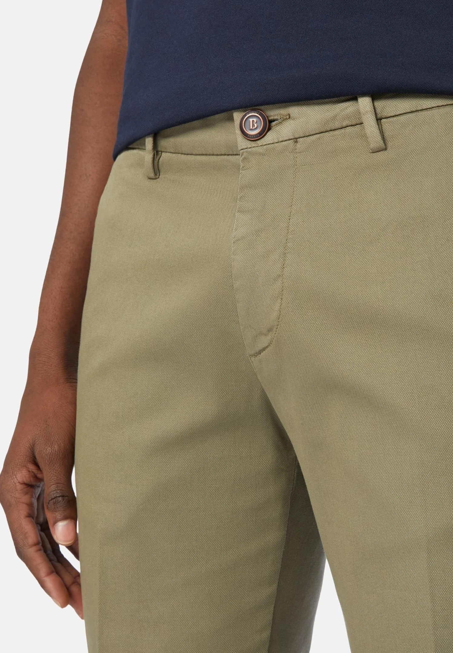 Boggi MilanoSTRETCH - Chinos - Military Green 6 Boggi MilanoSTRETCH - Chinos - Military Green - Bild 4