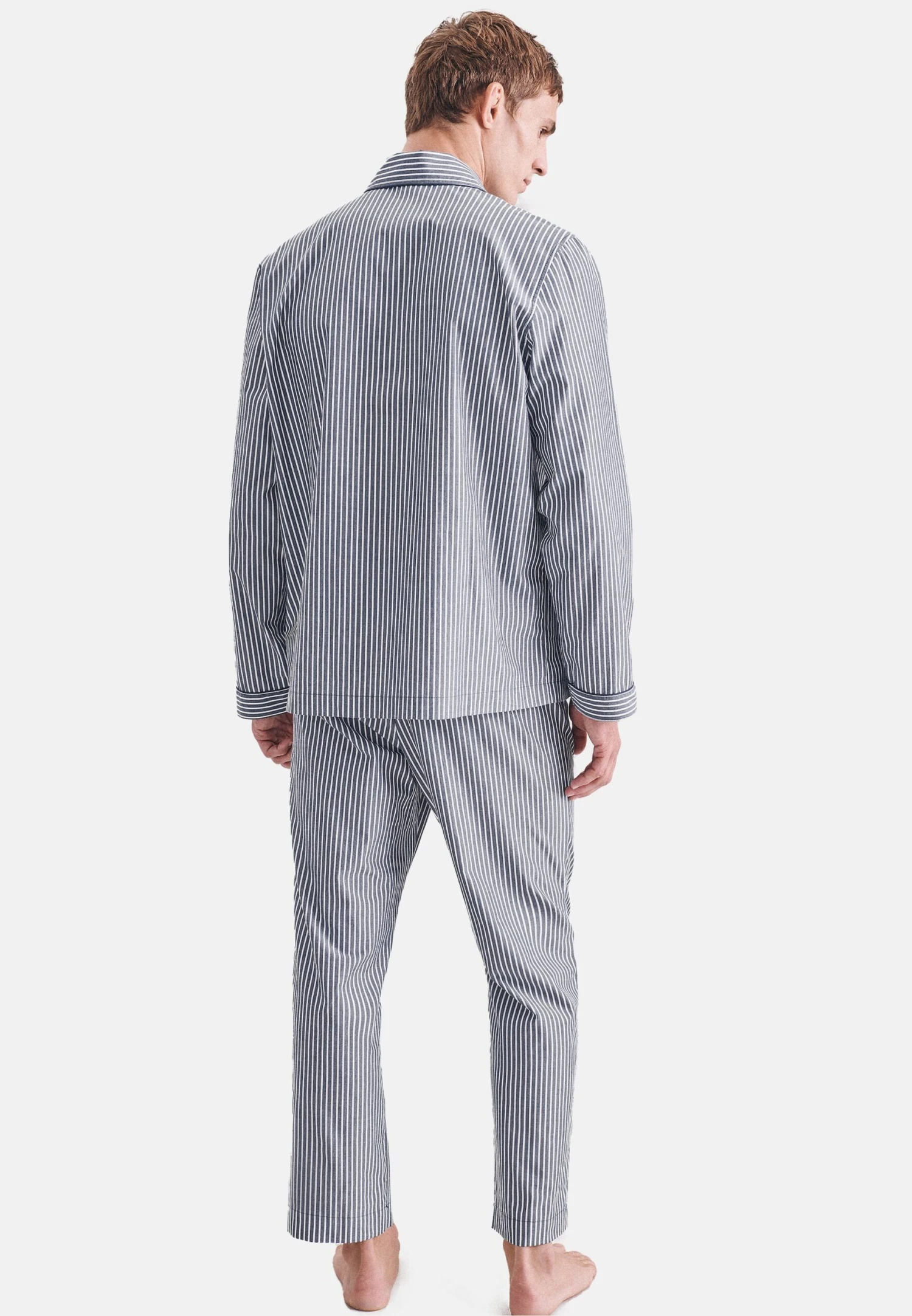 SeidenstickerWEB LANG CLASSIC SET - Pyjamas - Navy 4 SeidenstickerWEB LANG CLASSIC SET - Pyjamas - Navy - Bild 2