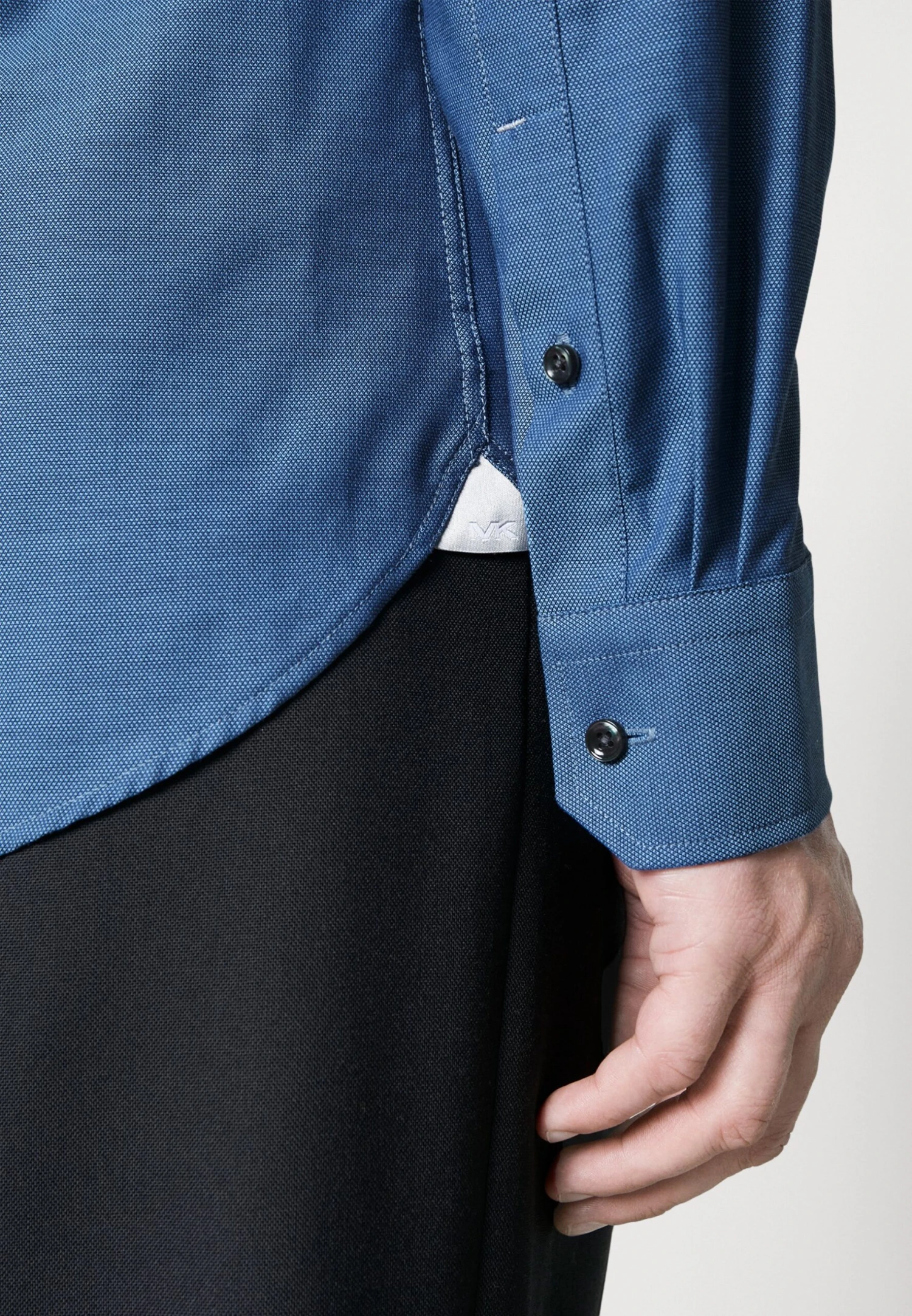 Michael KorsFAUX UNI DOBBY SLIM FIT SHIRT - Kostymskjorta - Slate Blue 8 Michael KorsFAUX UNI DOBBY SLIM FIT SHIRT - Kostymskjorta - Slate Blue - Bild 6