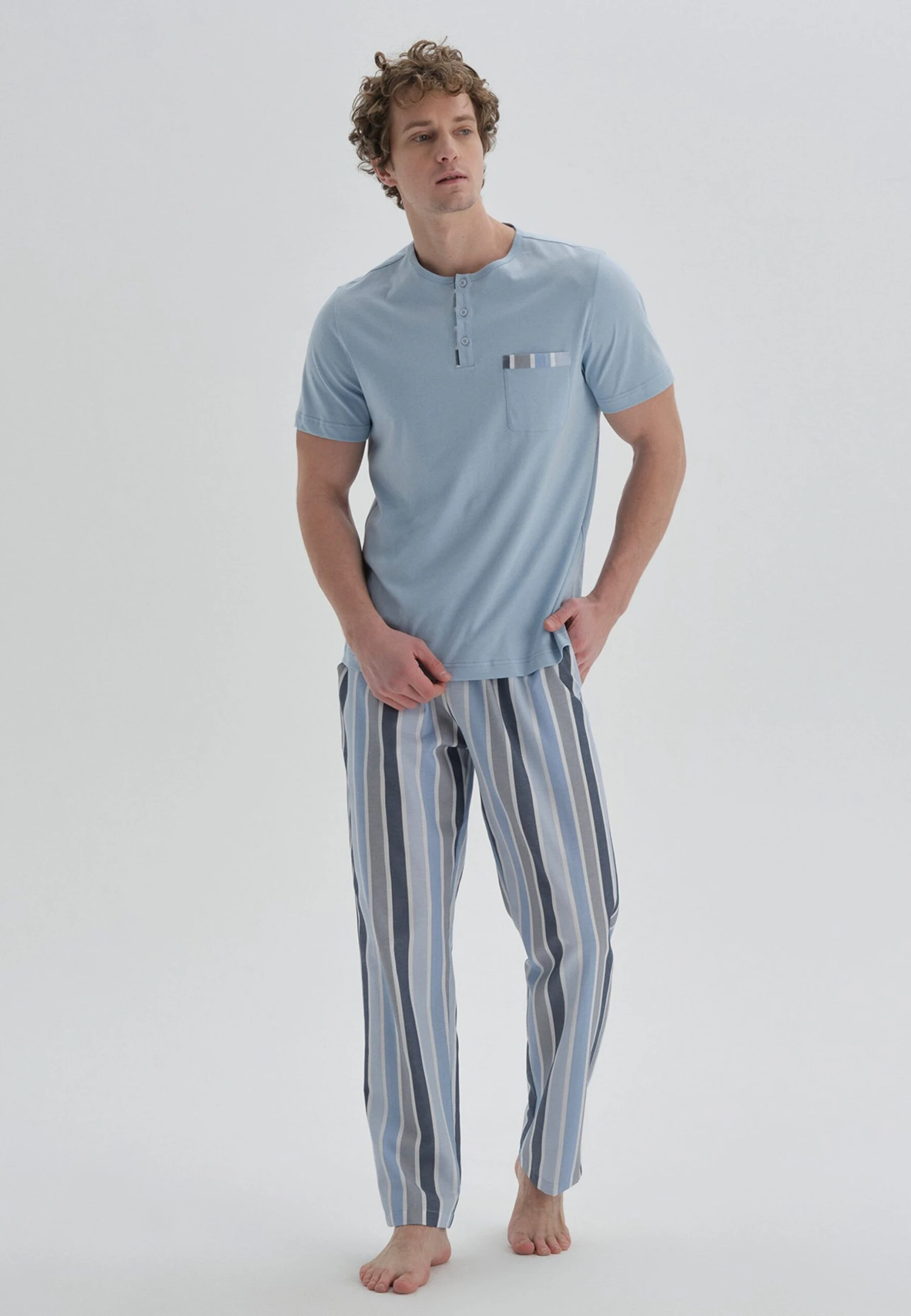 DAGIPyjamasöverdel - Blue 7 DAGIPyjamasöverdel - Blue - Bild 5