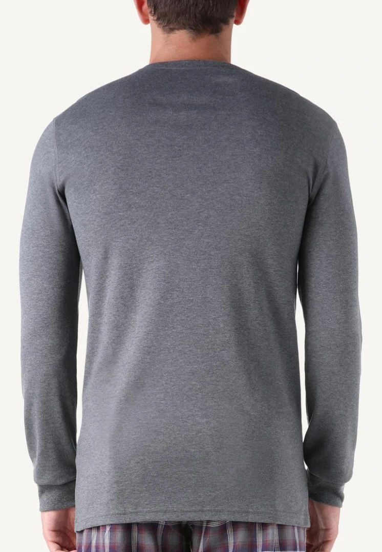 IntimissimiINTERLOCK SUPIMA - Pyjamasöverdel - Dark Grey 5 IntimissimiINTERLOCK SUPIMA - Pyjamasöverdel - Dark Grey - Bild 3