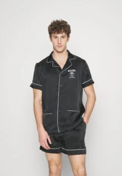 Moschino UnderwearSHORT BUTTON UP PAJAMAS - Pyjamas - Black