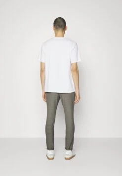 Les DeuxCOMO STRUCTURE SUIT PANTS - Tygbyxor - Dark Grey Melange -Stil och Komfort Butik 5acc90d371e94c58b6a111365d908603