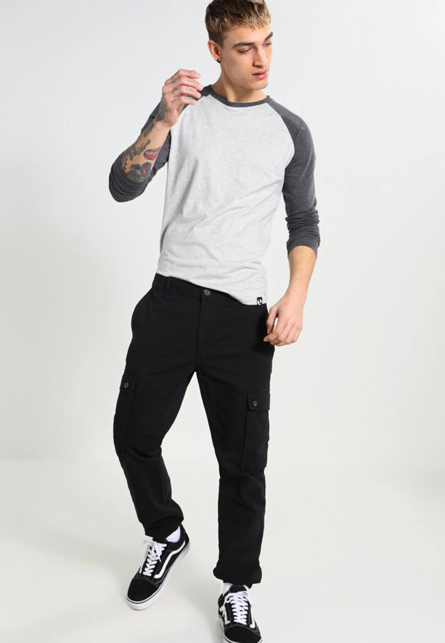 Pier OneCargobyxor - Black 4 Pier OneCargobyxor - Black - Bild 2