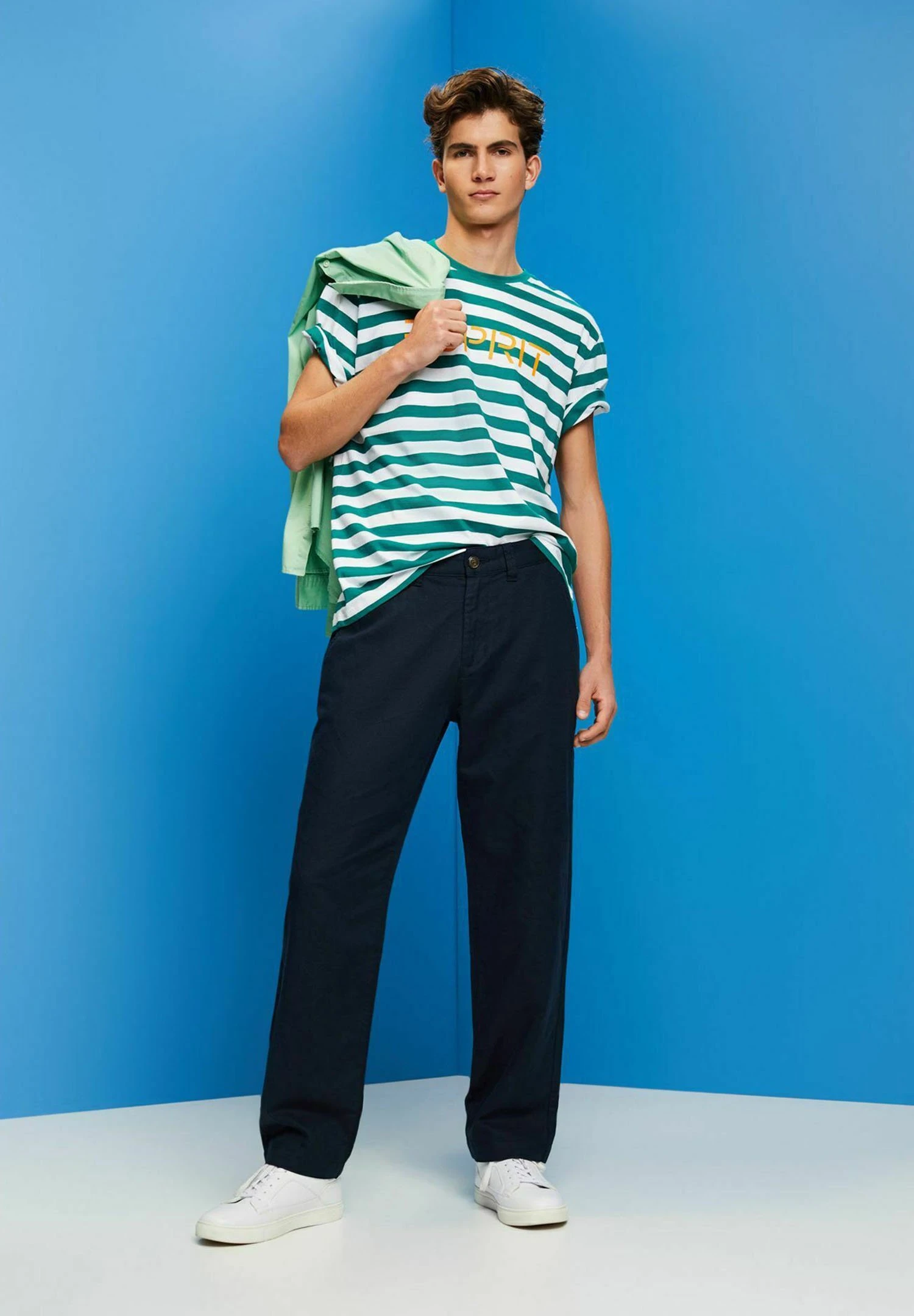 EspritTygbyxor - Navy 9 EspritTygbyxor - Navy - Bild 7