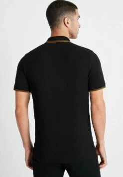 NextTIPPED REGULAR FIT - Piké - Black -Stil och Komfort Butik 5f838db7740746ca8f58943ee8501447
