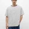 PULL & BEAR PULL&BEARSTRIPED SHORT SLEEVE - T-shirt Med Print - Black -Stil och Komfort Butik 5fb7da1989ff457f9970ac67ffe56e0e