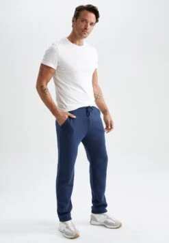 DeFactoREGULAR FIT - Träningsbyxor - Indigo -Stil och Komfort Butik 60c5550e3d4147b7a57e20134f2a2d91