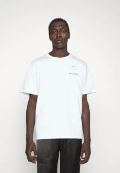 FRAMEFRAME LOGO GRAPHIC - T-shirt - Bas - Blan