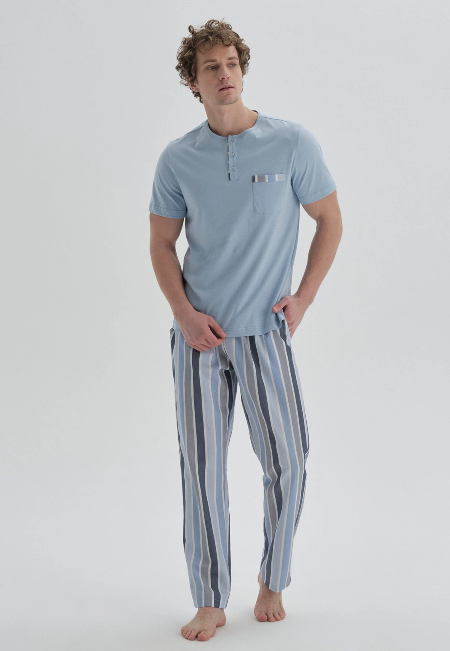 DAGIPyjamasbyxor - Blue 4 DAGIPyjamasbyxor - Blue - Bild 2