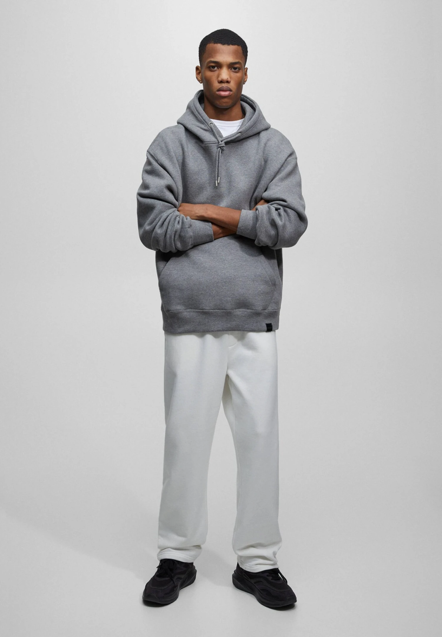 PULL & BEAR PULL&BEARWIDE LEG - Träningsbyxor - Off White 4 PULL & BEAR PULL&BEARWIDE LEG - Träningsbyxor - Off White - Bild 2