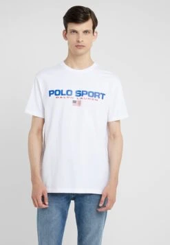 Polo Sport Ralph LaurenSHORT SLEEVE - T-shirt Med Print - White