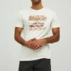 JACK&JONES Premium Jack & Jones PREMIUMCREW NECK - T-shirt Med Print - Cloud Dancer