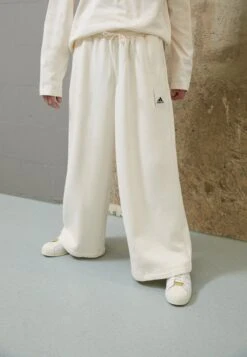 Adidas SportswearUNISEX - Träningsbyxor - Chalk White